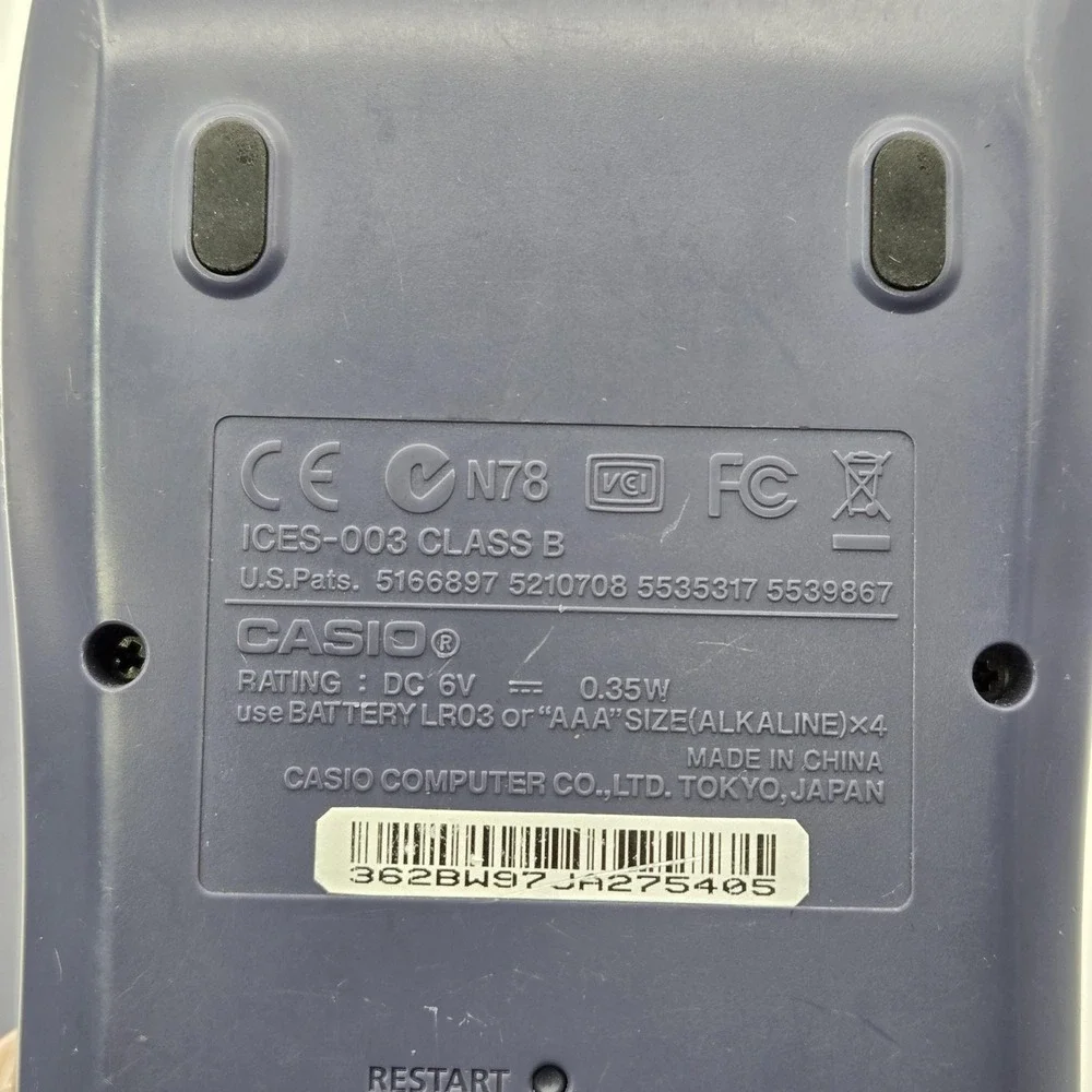 Casio Fx-9750GII Graphing Calculator‎ USB Power Graphic Scientific White